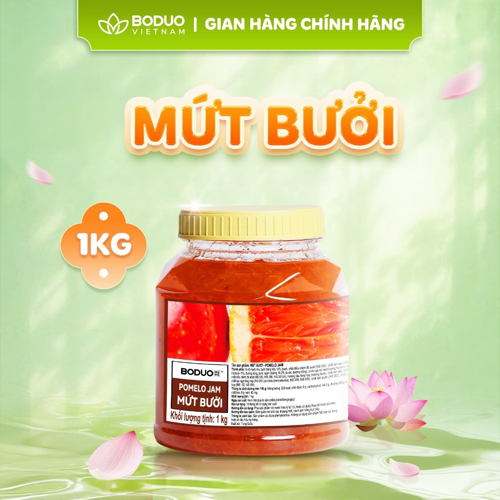 Mứt Pha Chế Boduo Bưởi 1kg