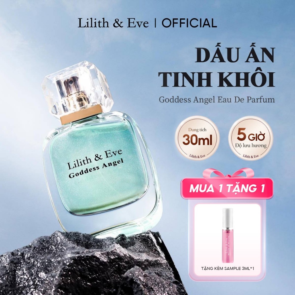 Nước hoa Lilith and Eve Goddess Angel Eau De Parfum 30ml mùi hương ngọt ngào tinh dầu nước hoa lưu h