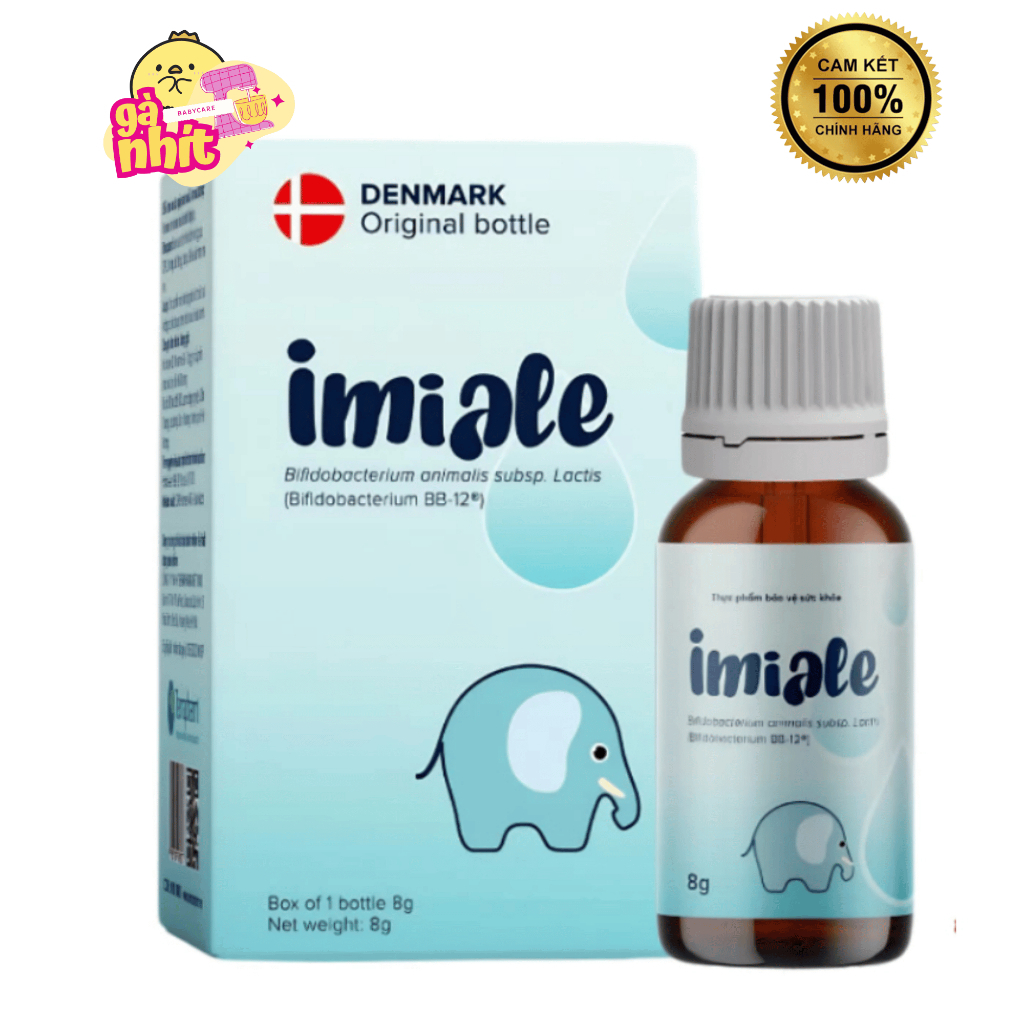 Imiale ( hộp  8ml ) Men vi sinh hỗ trợ cải thiện hệ tiêu hóa, tăng sức đề kháng