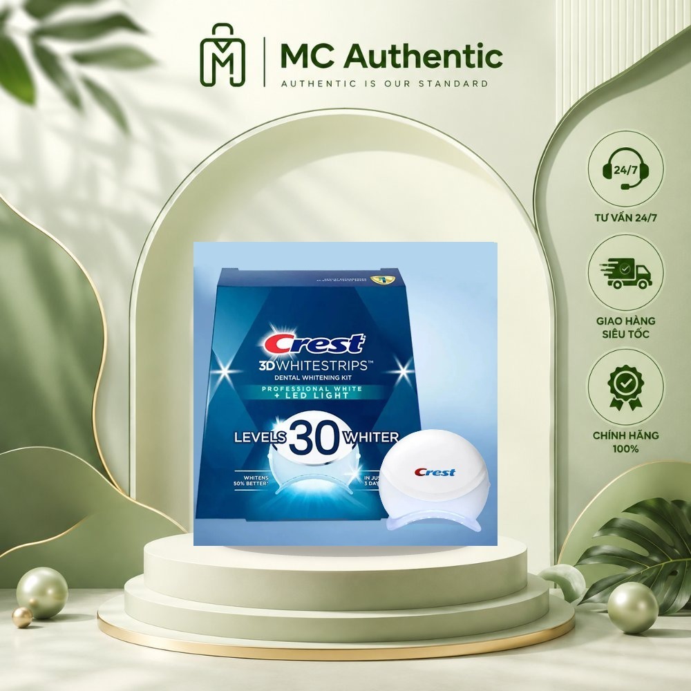 Đèn trắng răng Crest 3D White - Chính hãng