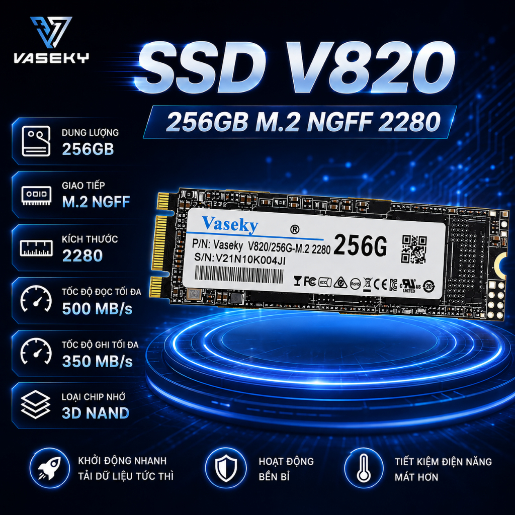 [Cũ] SSD Vaseky V820 256GB M2 2280