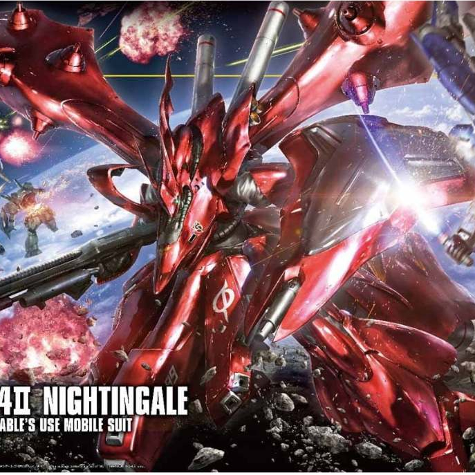 HGUC 1/144 NIGHTINGALE – MÔ HÌNH LẮP RÁP BANDAI namco chính hãng nhật bản