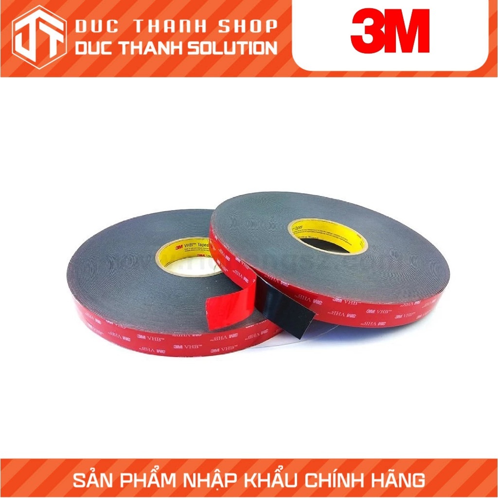 BĂNG KEO 2 MẶT 3M VHB 5952 20MMX33M DÀY 1.1MM (1cuộn)
