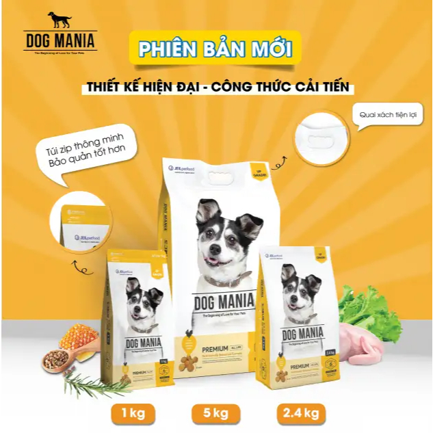 THỨC ĂN CHO CHÓ DOG MANIA 5 KG