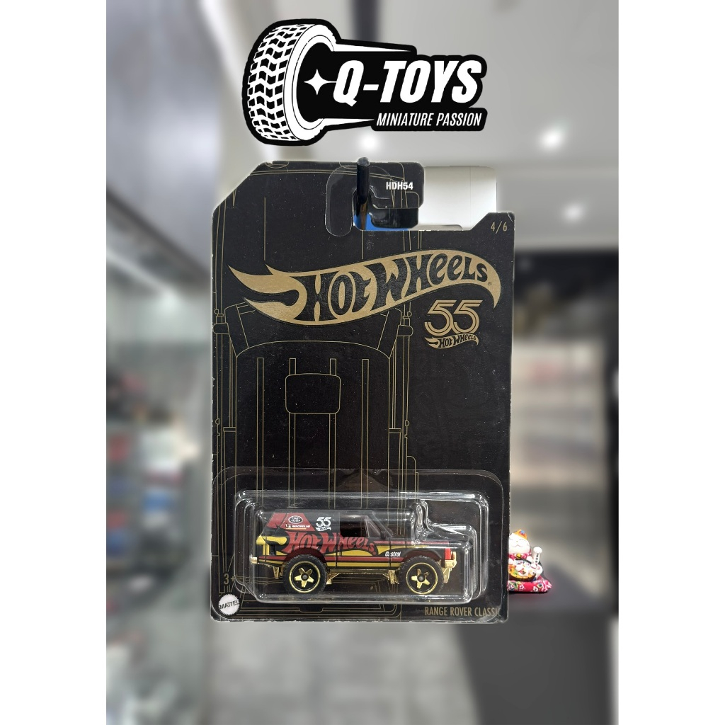 qtoys Xe mô hình Hot Wheels Range Rover Classic - 55th Anniversary tỉ lệ 1:64