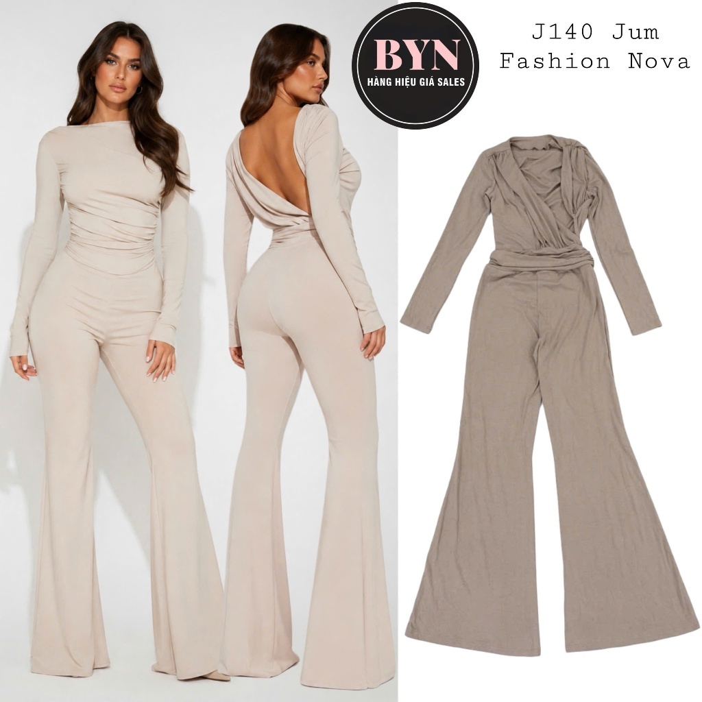 J140 jum kem hở lưng fashion nova