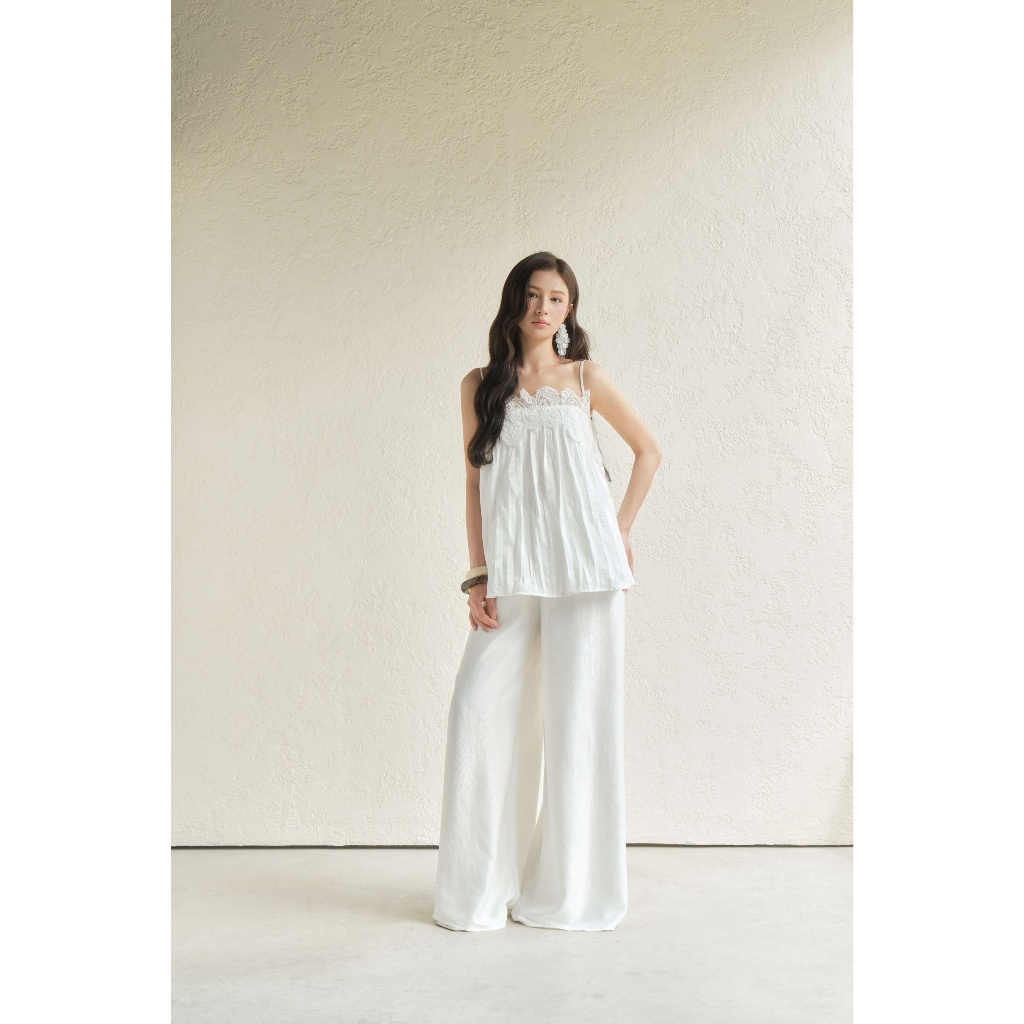 BY DELI - Freya Set - Set áo phối ren và quần ống suông