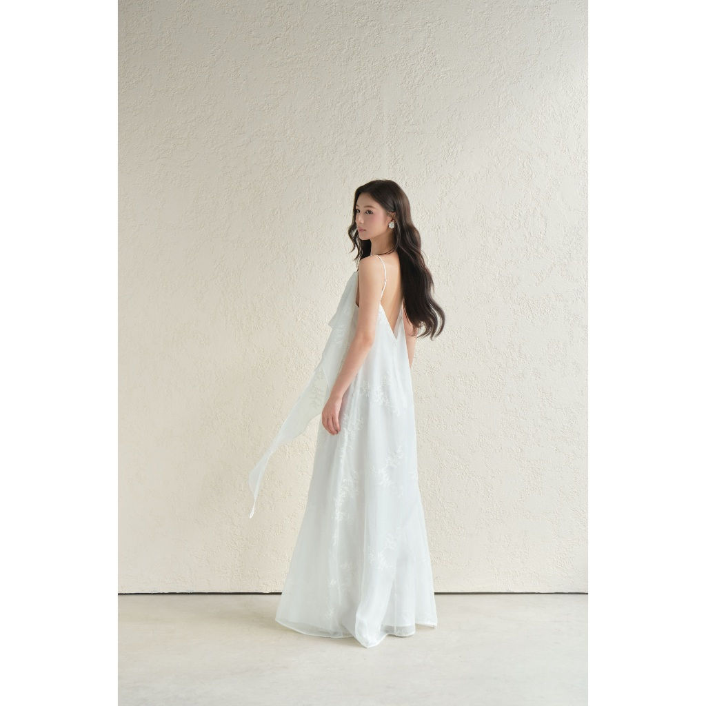 BY DELI - Polene Dress - Đầm suông dài họa tiết thêu tinh tế