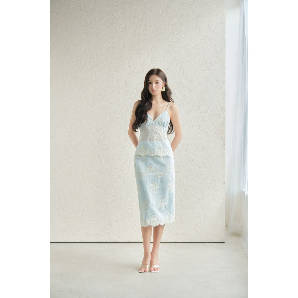 BY DELI - Manon Set - Set áo hai dây và chân váy lửng