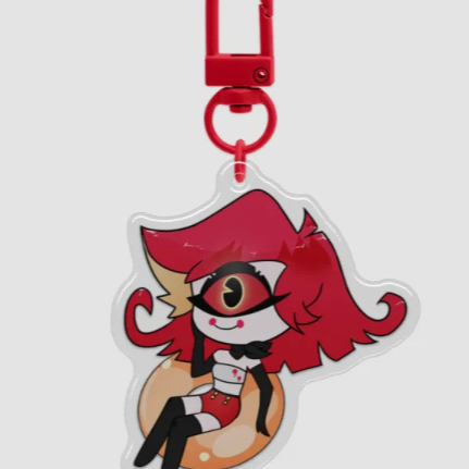 Summer Nifty Hazbin Hotel Keychain