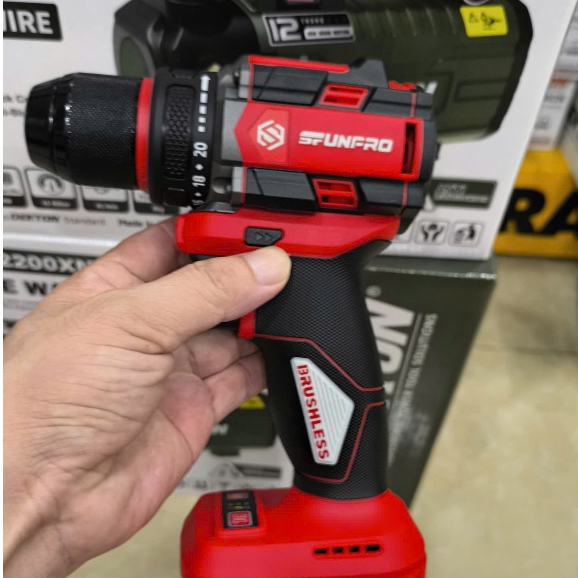 Máy khoan bắt vít dùng pin Sfunpro 20V S20BL6810 ( 2 chức năng )
