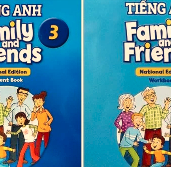 Sách - Family And Friends 3 - Bản Na tional Edition (Bộ 2 cuốn)