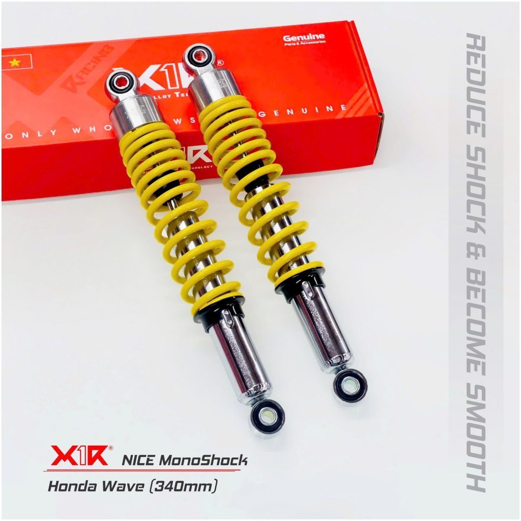 Nice X1R và thái Phuộc Giảm Xóc Sau Chính Hãng Bảo Hành 12 Tháng Cho Honda Wave Thiết Kế Nhỏ Gọn Chấ