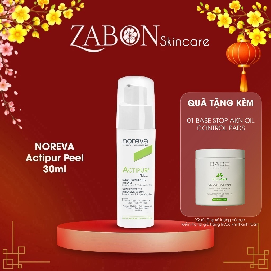 Serum Noreva Actipur Peel Concentrated giảm mụn và giảm thâm mụn 30ml