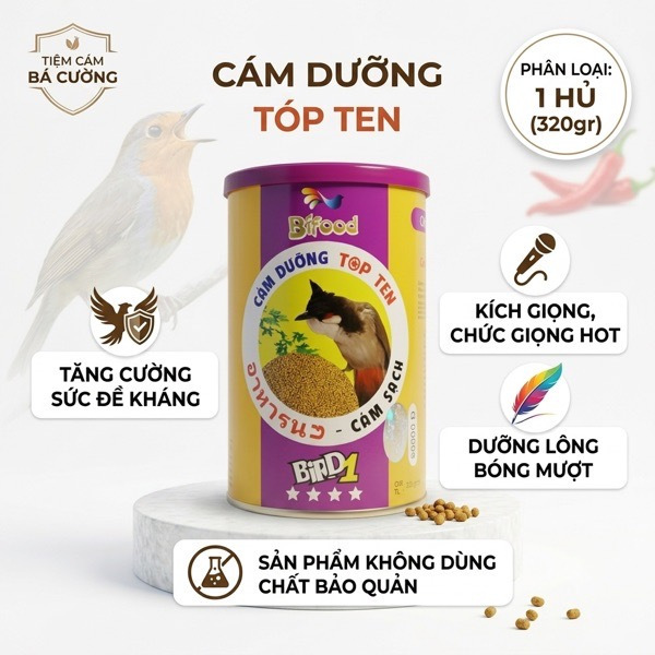 Cám Chào Mào Bifood - Số 1 - Số 2 - Cám Mát Thay Lông