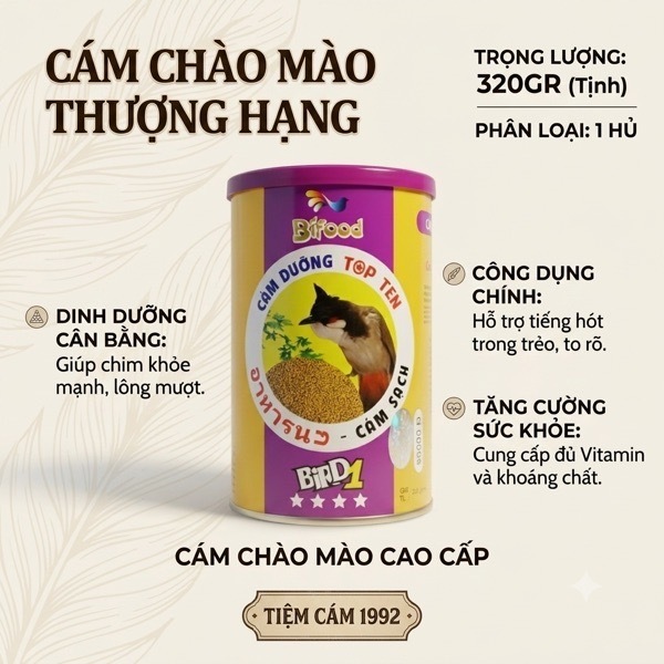 Cám Chào Mào Bifood - Số 1 - Số 2 - Cám Mát Thay Lông
