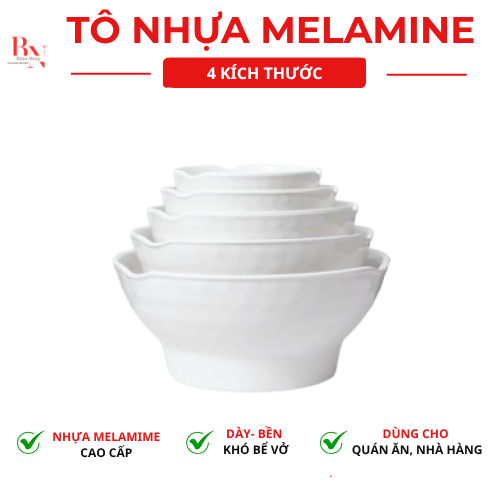 Tô Nhựa Melamine Horeca Dạng Bèo
