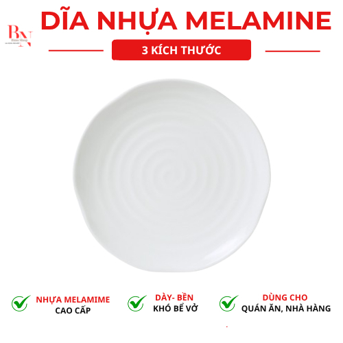 Dĩa Nhựa Cánh Hoa Horeca Melamine