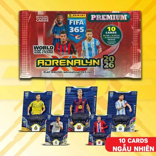 Gói Thẻ Hình FIFA 365 2026 Adrenalyn - Hạng Sang