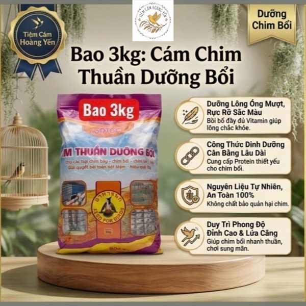 Cám Tổng Hợp Thuần Dưỡng Bổi Bifood - Bao 5kg - Bao 3kg