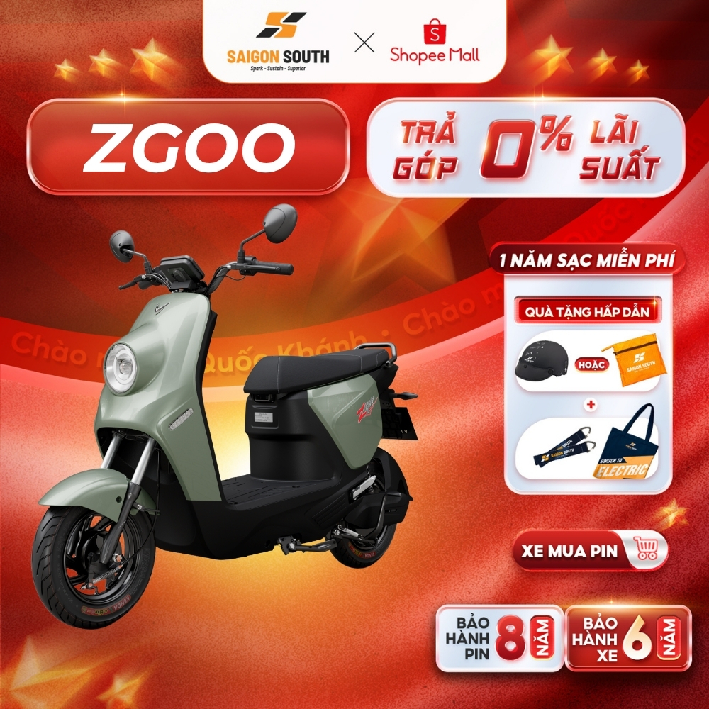 [NHẬN HCM] Xe Máy Điện VinFast Zgoo - 50cc - GÓP 0%