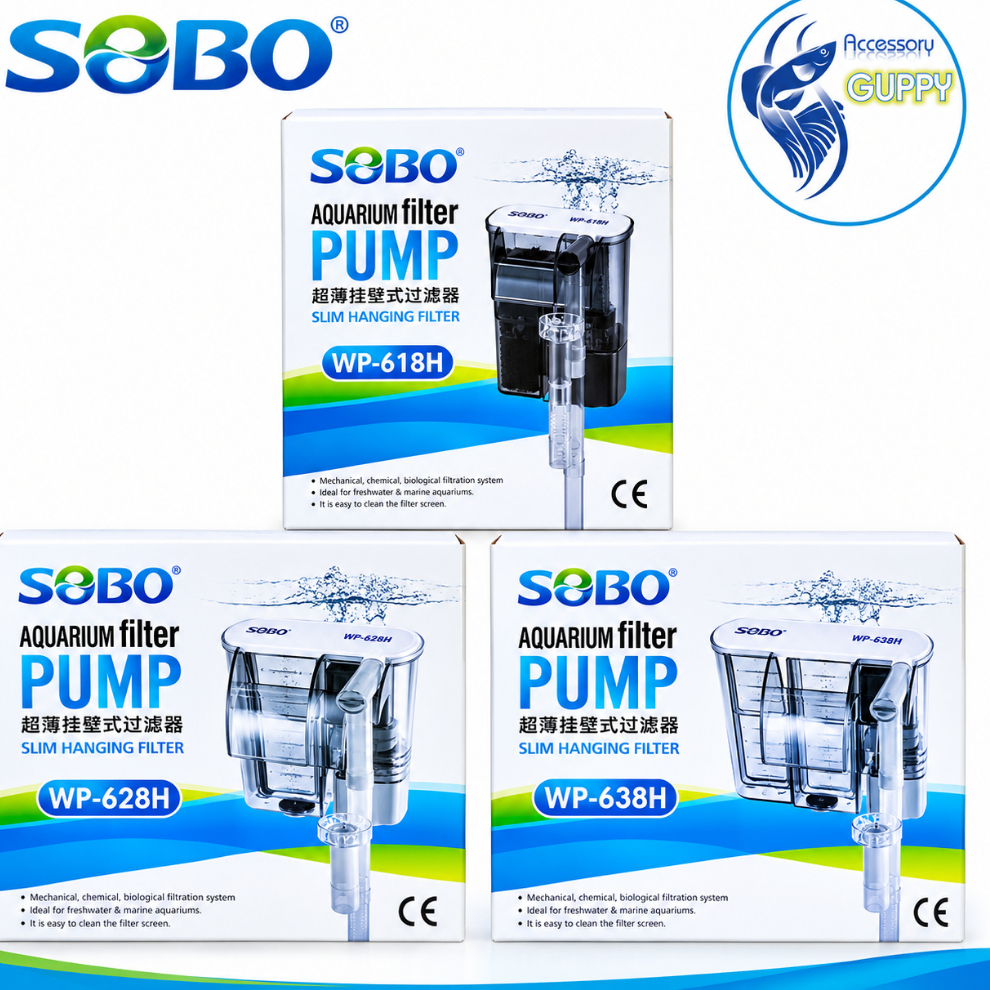 Lọc thác SOBO WP-618H 628H 638H - Chuyên cho hồ cá cảnh