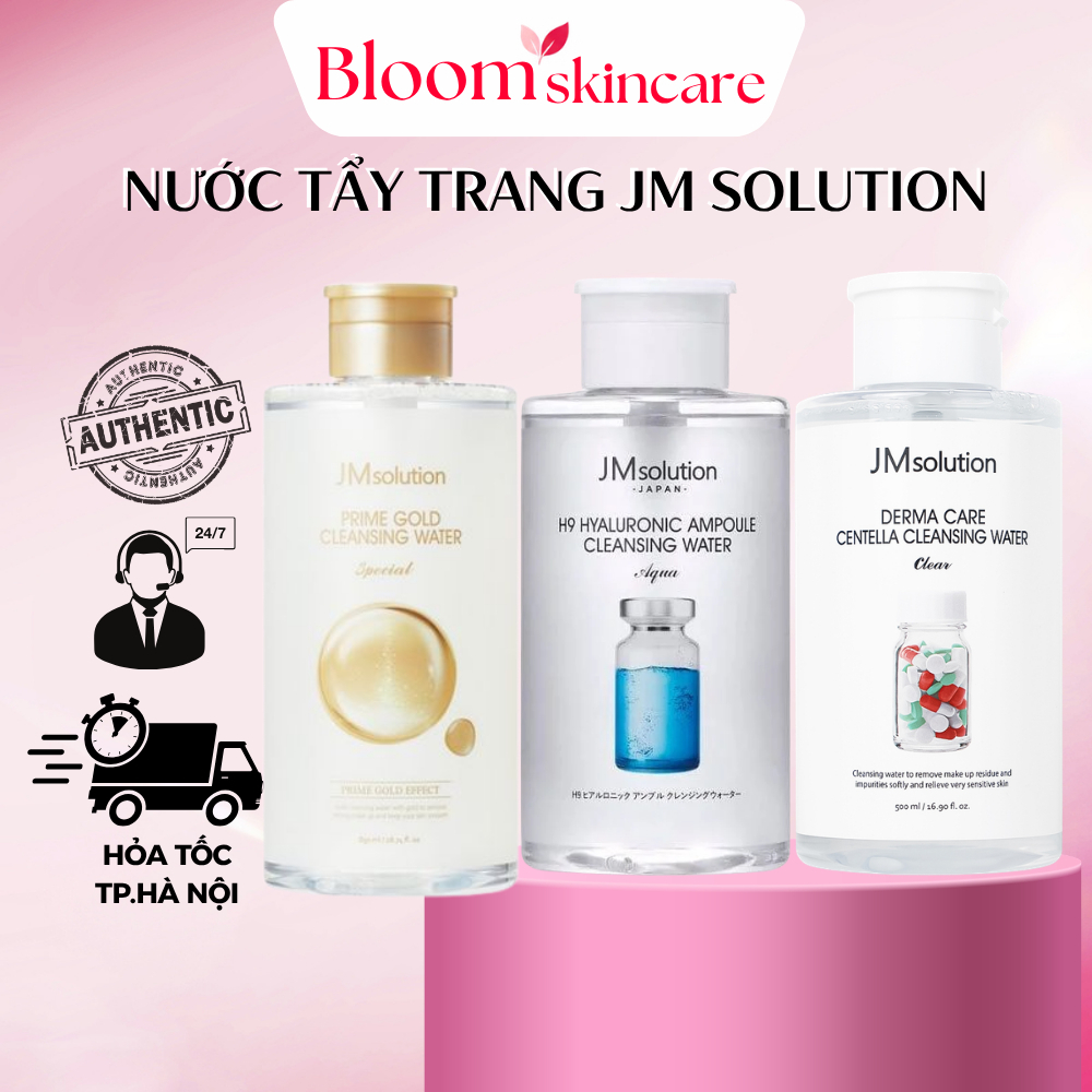 Nước tẩy trang Jm Solution Nước tẩy trang sạch sâu dịu nhẹ cấp ẩm JM Solution Hàn Quốc 500ml/850ml
