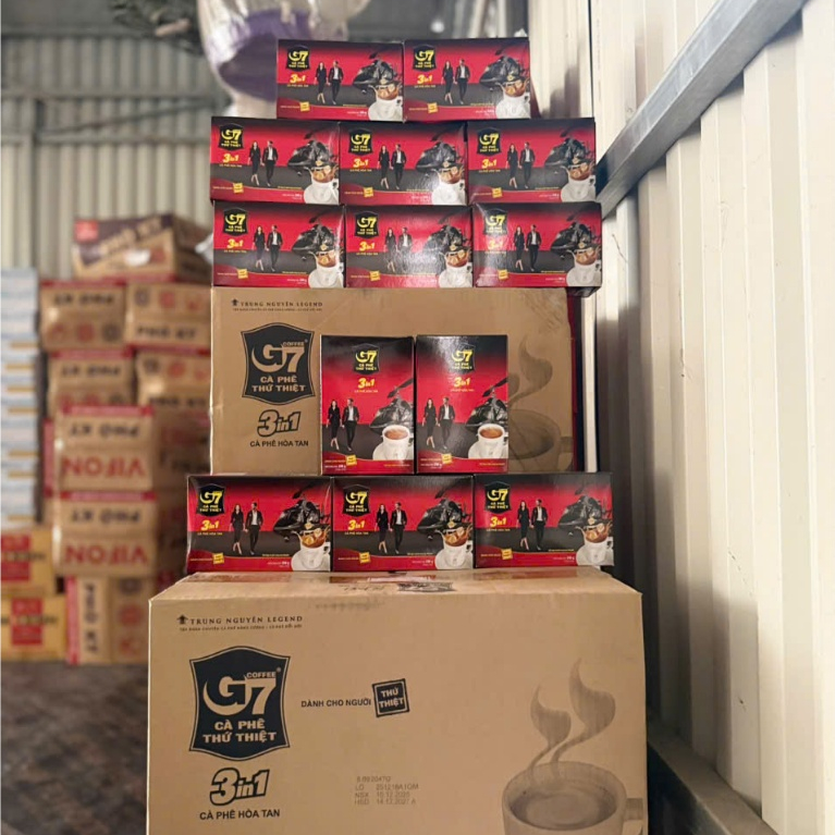 SỈ NGUYÊN THÙNG CÀ  PHÊ G7  24 HỘP LOẠI A, B DATE MỚI