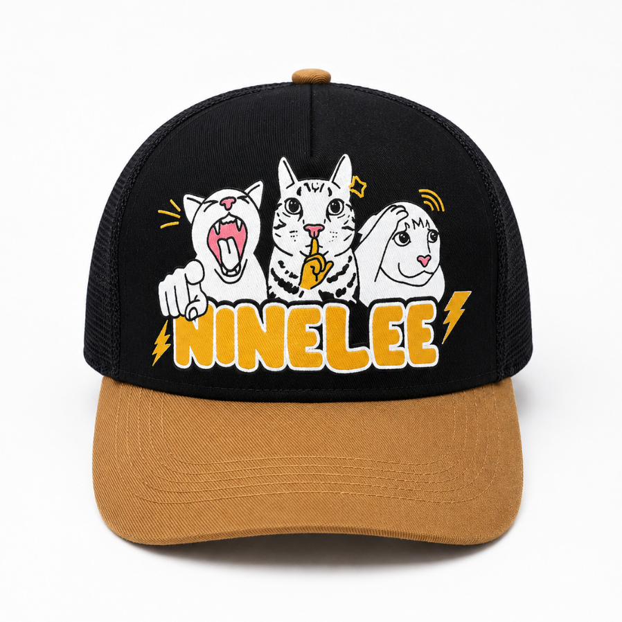 Mũ Lưới NINELEE "Meme Cats" Streetwear Edition