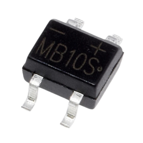 (Set 10 con ) Diode cầu 0.5A 1000V SOP-4  MB10S, MB8S