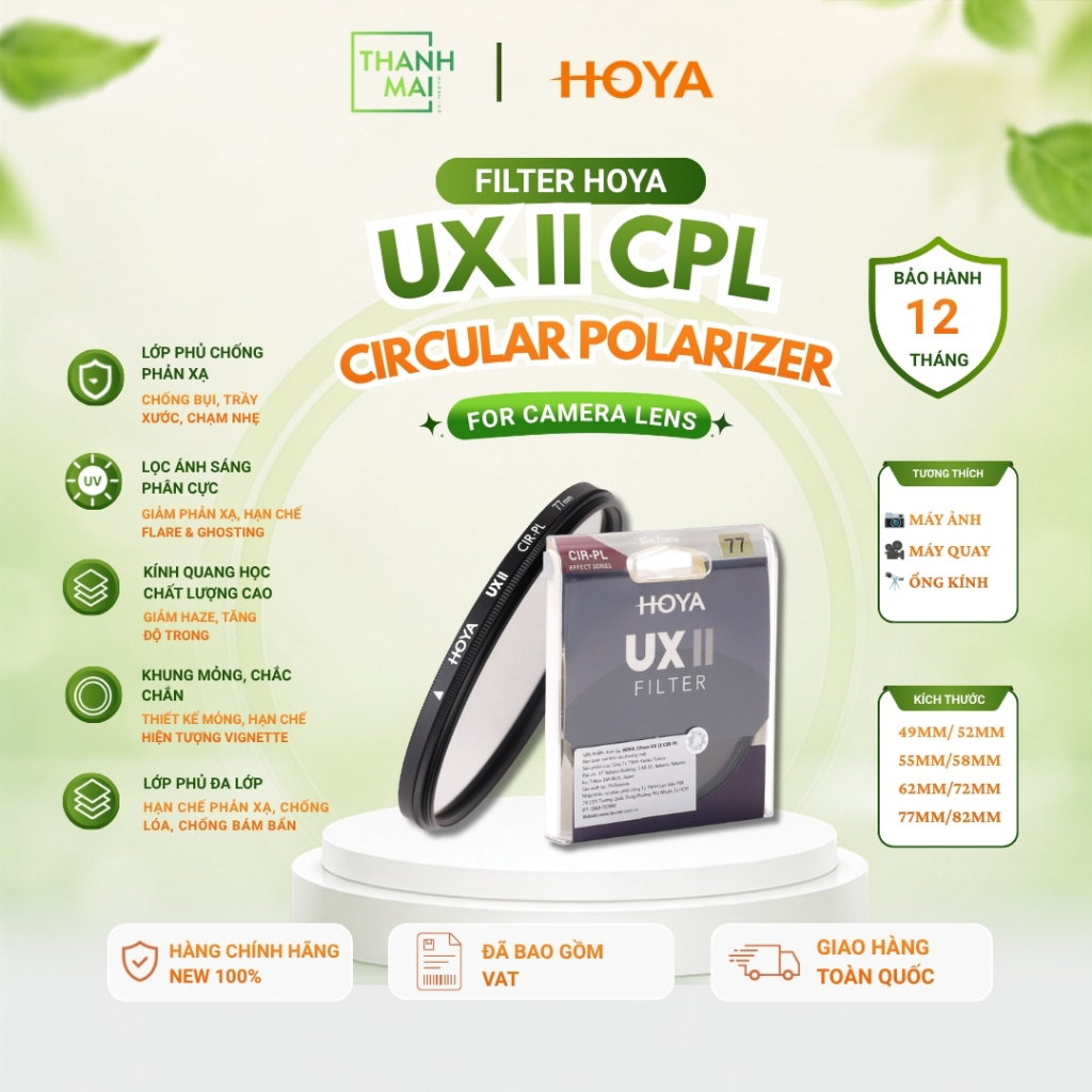 Filter Hoya UX II CPL