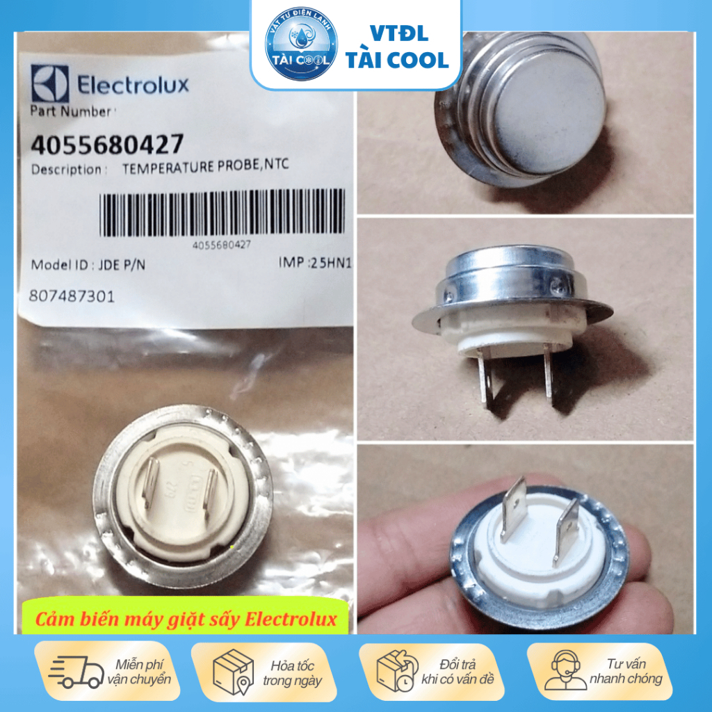 Cảm Biến Buồng Sấy Máy Giặt Electrolux – Sensor Buồng Sấy Máy Giặt Sấy Electrolux