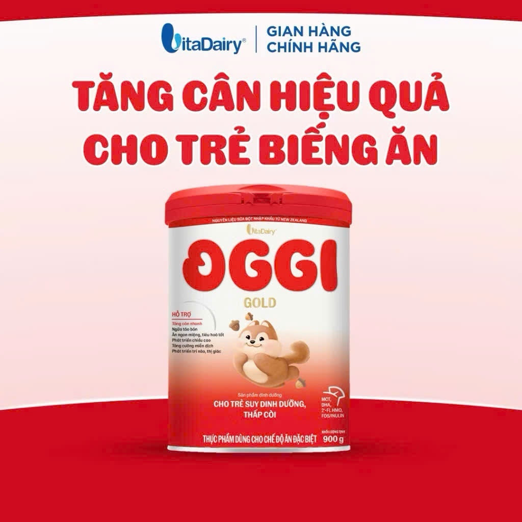SỮA OGGI ĐỎ MẪU MỚI 800GR - VITADAIRY