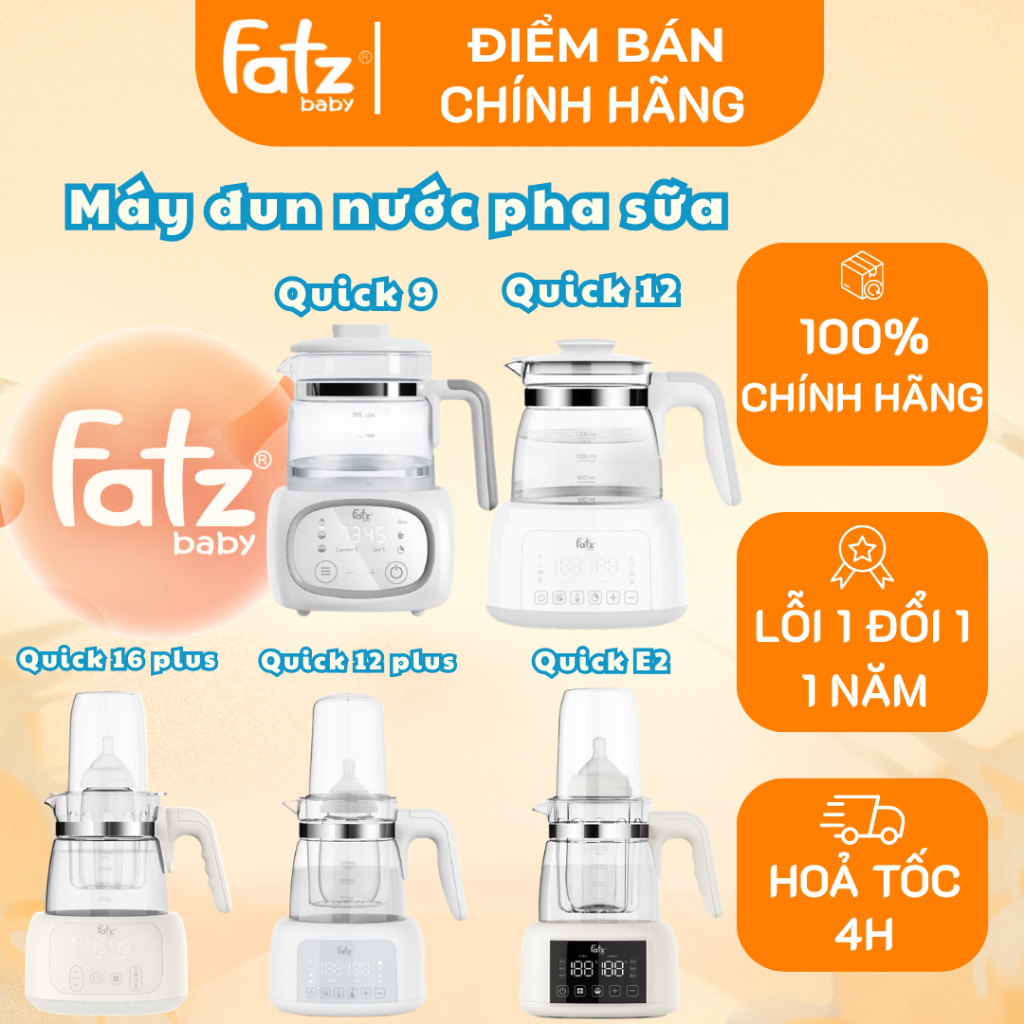 Máy Đun Và Hâm Nước Pha Sữa Fatz Baby Chính Hãng