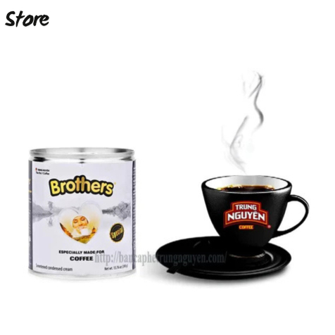 Sữa Đặc Có Đường Brothers Trung Nguyên Legend (Lon 390g) - Chuyên Pha Cà Phê, Thơm Ngọt Béo Ngậy