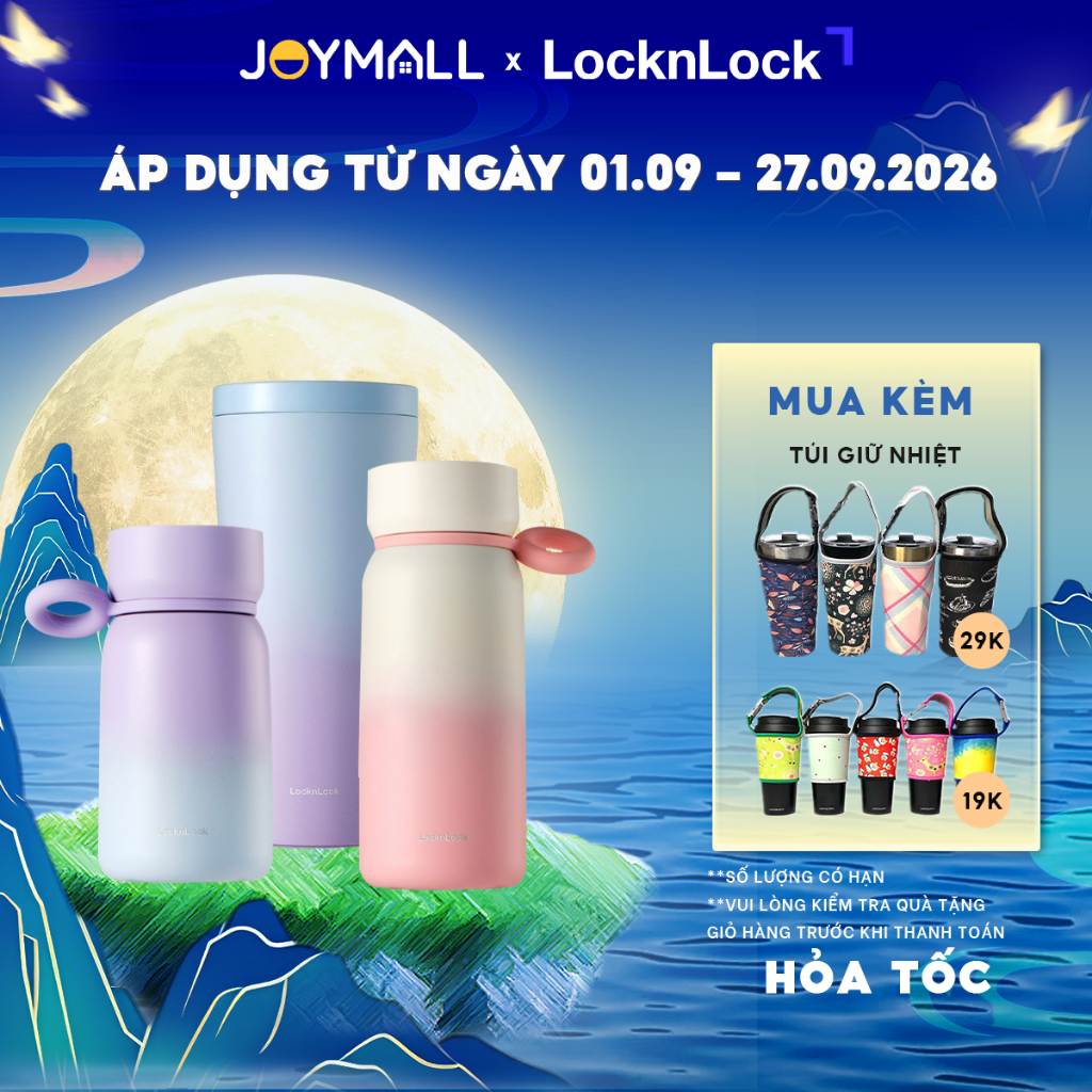Bình Giữ Nhiệt Locknlock Metro Studio Gradation Tumbler 540ml, 480ml, 350ml, Hàng Chính Hãng-JoyMall