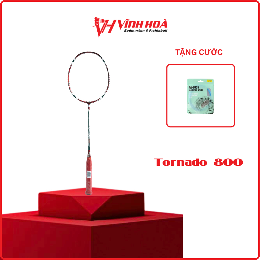[TẶNG CƯỚC] Vợt Cầu Lông Flypower Tornado 800 - Thiên Công Linh Hoạt - Chính Hãng