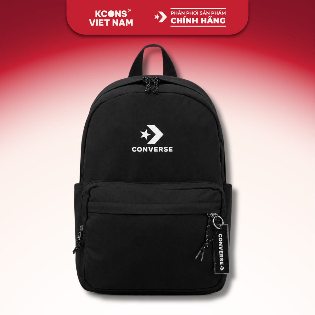 Ba lô Converse Backpack 8 Unisex Black – LB4031-01 Unisex Thể Thao Đi Học & Đi Làm