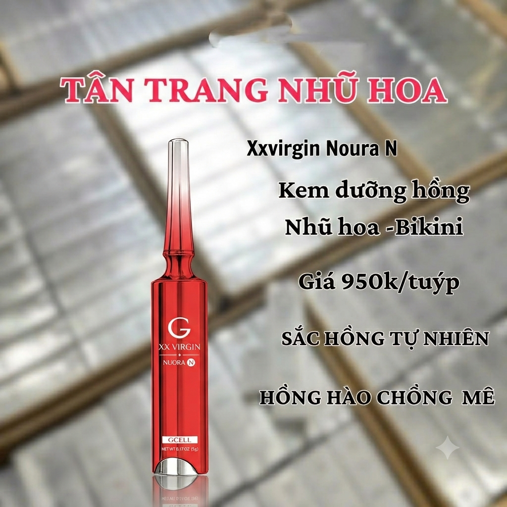 Kem Hồng Nhũ Hoa, Cobe, Sáng Nach Ben Mong GCELL XXVIRGIN size 5g (Chính Hãng)