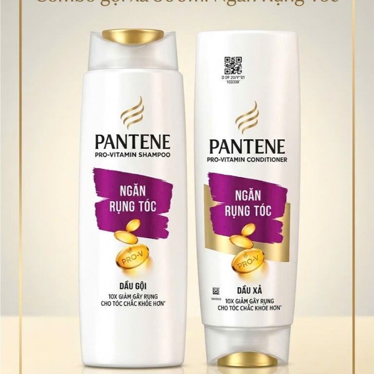 Dầu gội + xả Pantene Ngăn Rụng Tóc 150ml/300ml