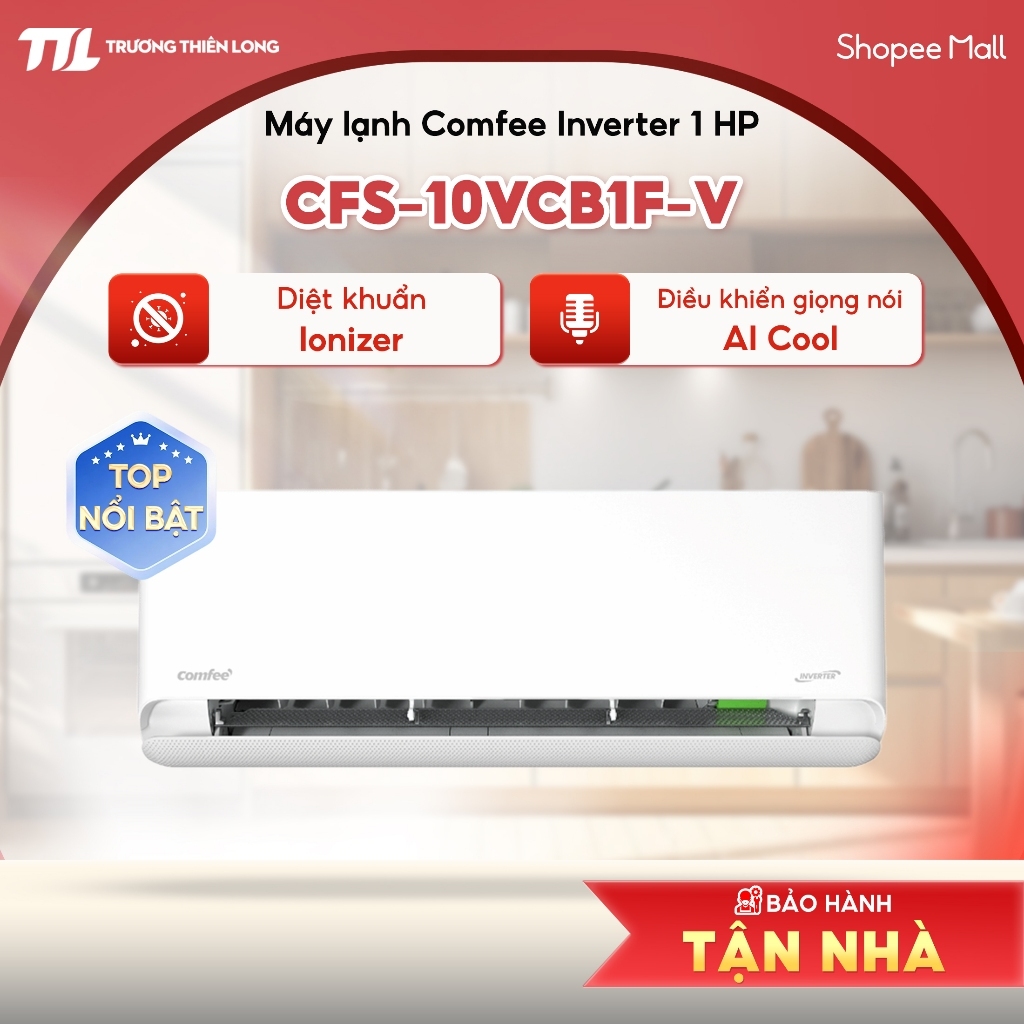 CFS-10VCB1F-V | Máy Lạnh Comfee Inverter 1 HP CFS-10VCB1 [TOÀN QUỐC]