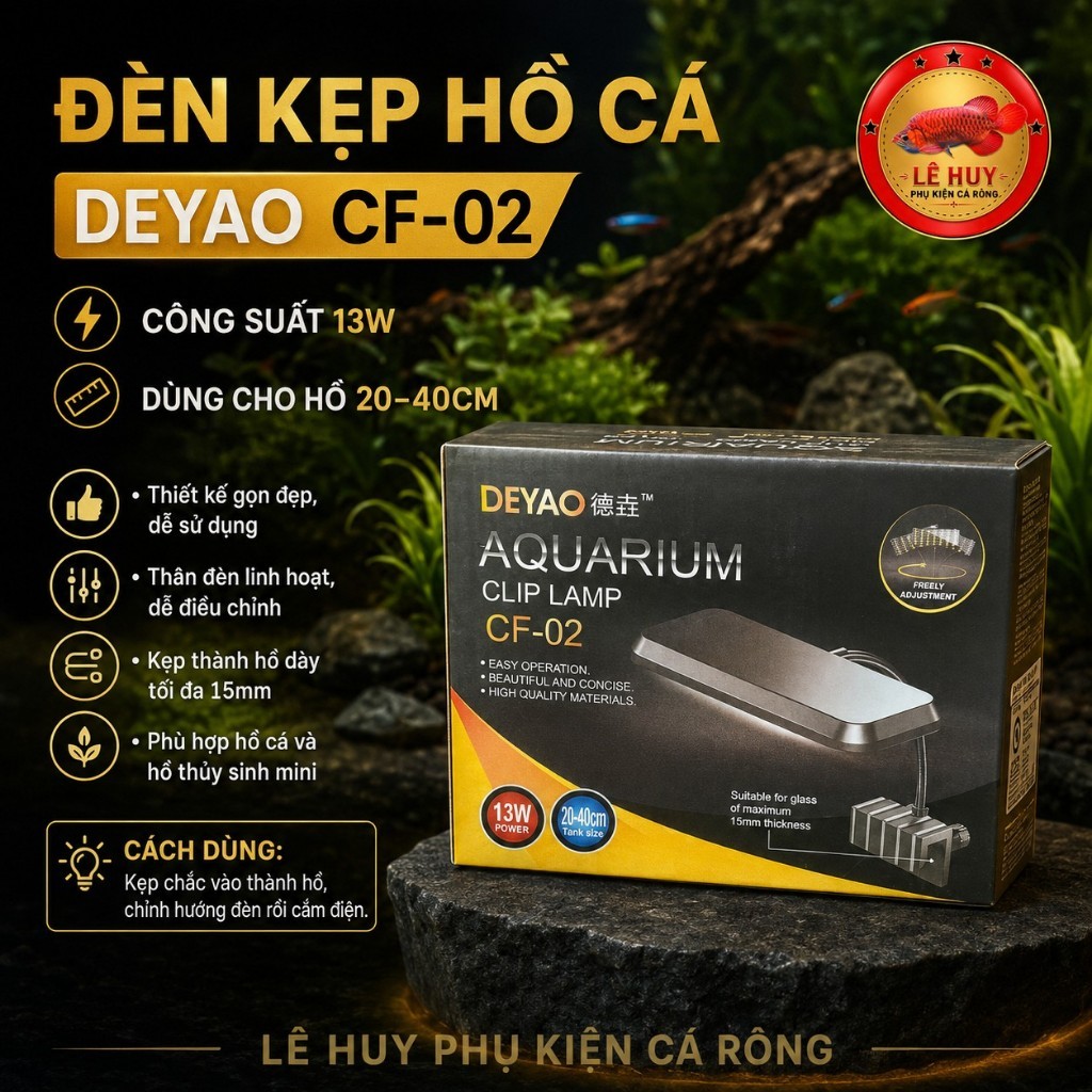 Đèn Led S3 Plus Nano Chuyên Dụng Cho Hồ Cá Lóc , Hồ Cá Thủy SInh