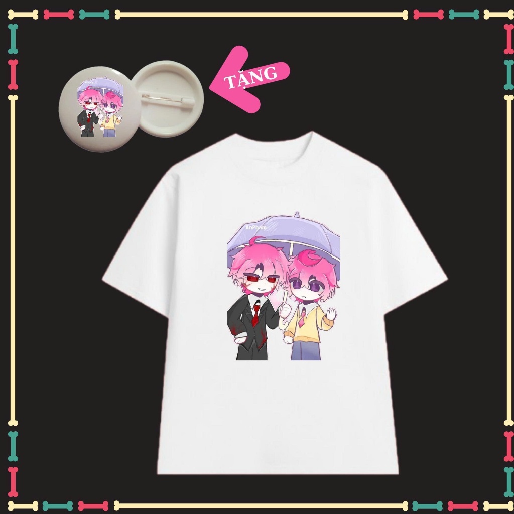 Áo thun Làng Hiha aut Hiha Alpha Hiha Hắc ám H1h4xHiha hiha glitch siêu ngầu, vải cotton thái co giã
