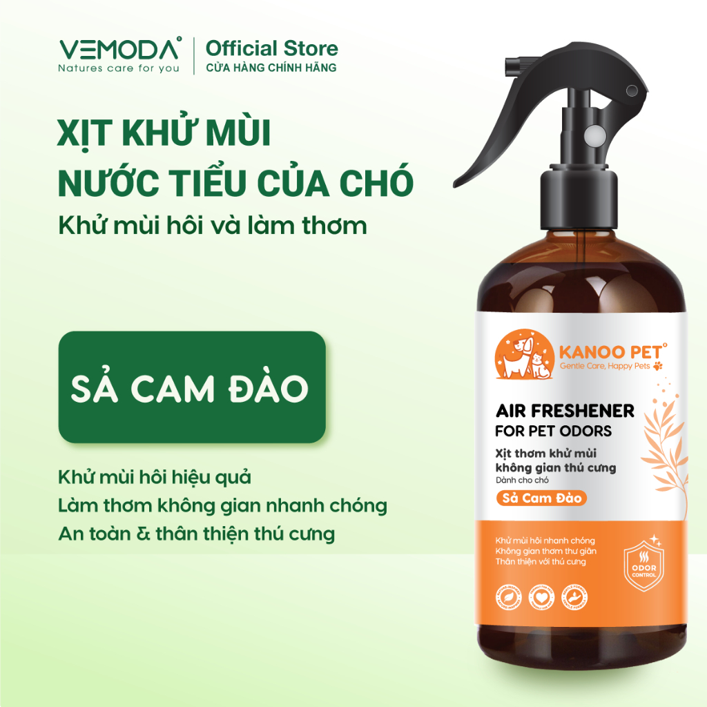 Xịt khử mùi hôi nước tiểu cho chó Kanoo Pet 500ml