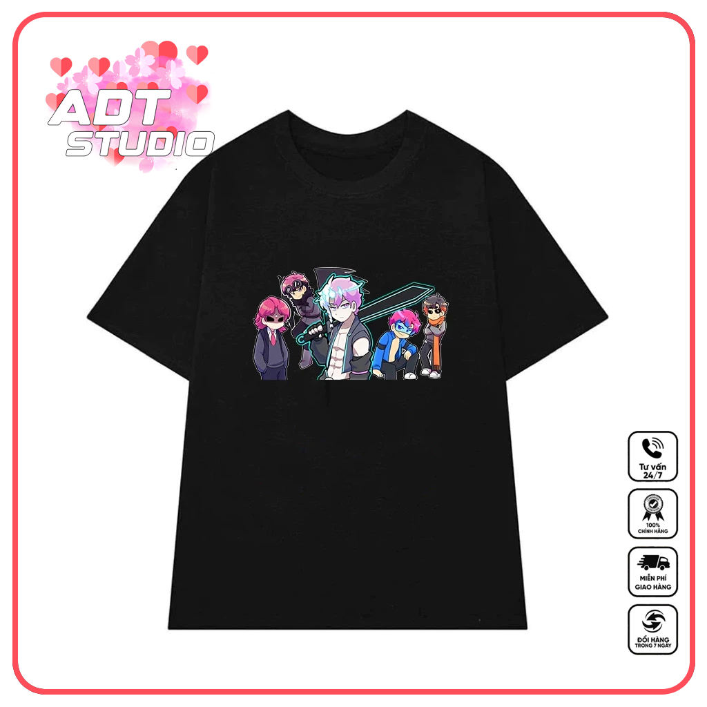 Áo Thun Team Hiha - Hiha Alpha - Reaper Sans Thần Chết Cực Ngầu