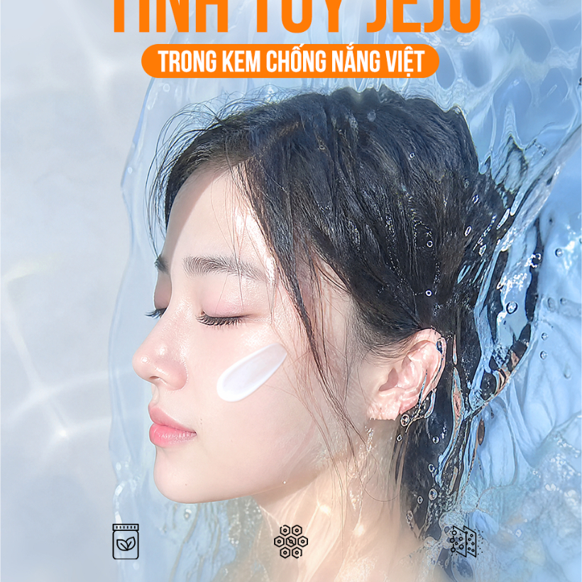 [VHL x Decumar] Combo 02 Kem chống nắng sáng da Decumar THC 50g Tặng 01 Nước tẩy trang Decumar Advan