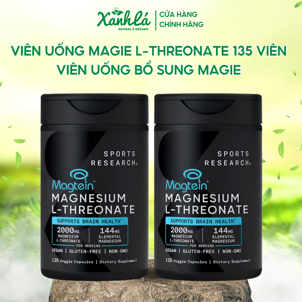 Viên Uống Bổ Sung Magie L-Threonate Sport Reseach 135 viên