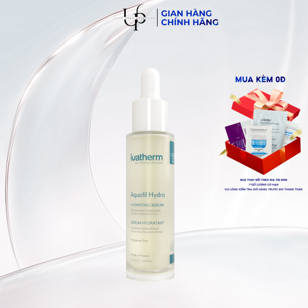 [CÔNG TY] IVATHERM Aquafil Hydra Hydrating Serum – Tinh Chất Cấp Ẩm HA Peptide 30ml
