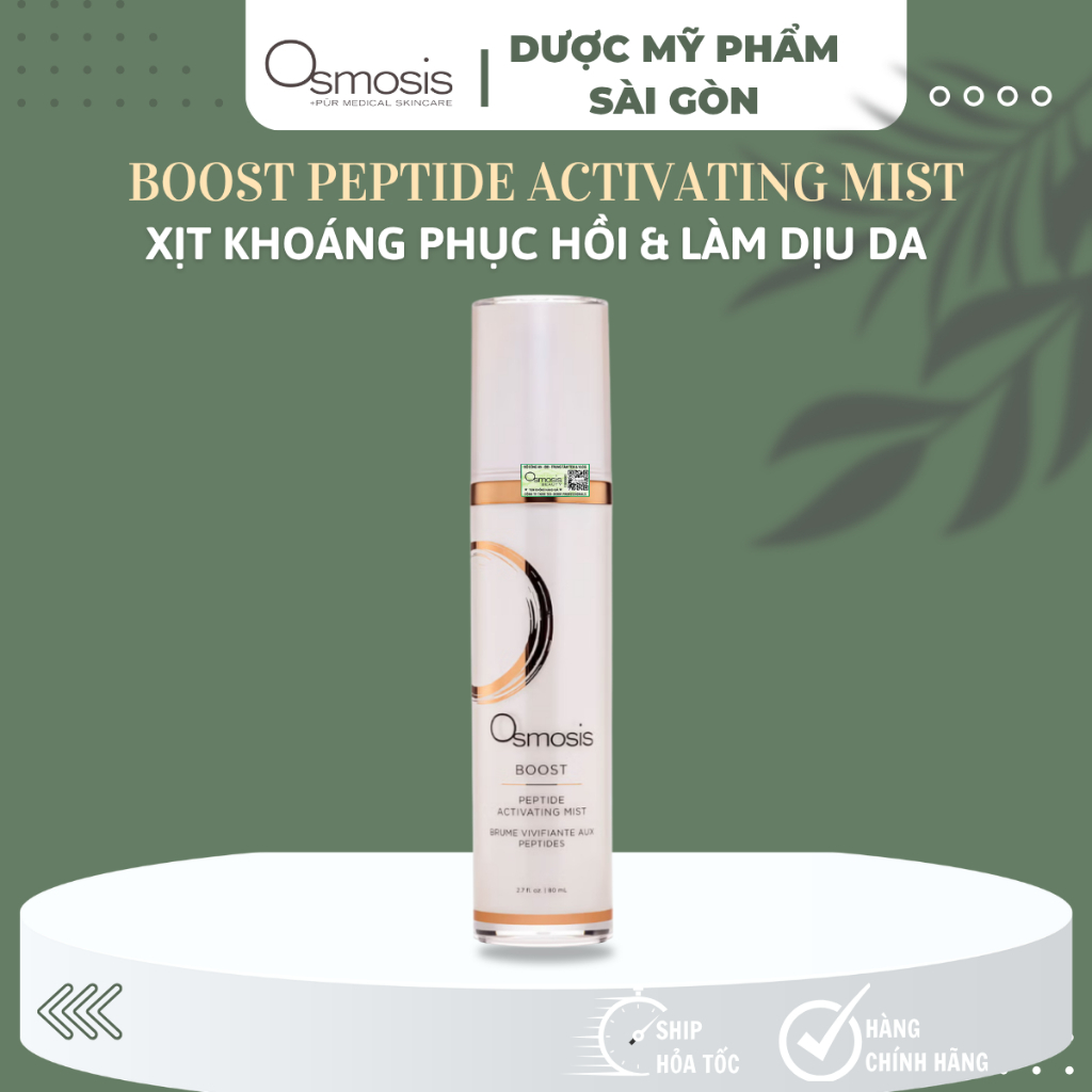 Xịt Khoáng Osmosis Boost Peptide Activating Mist Phục Hồi Và Làm Dịu Da