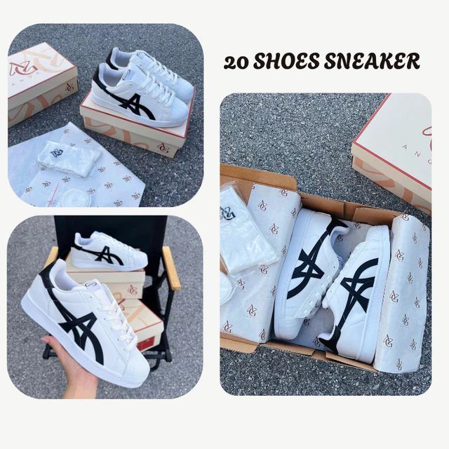 Giày Thể Thao Angel, Giày Sneaker AG Shell Chính Hãng Mũi Sò Full Box AG03.